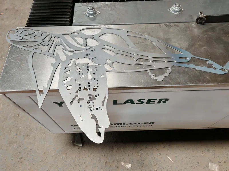 Precision laser-cut metal artwork produced by SteelBand Projects